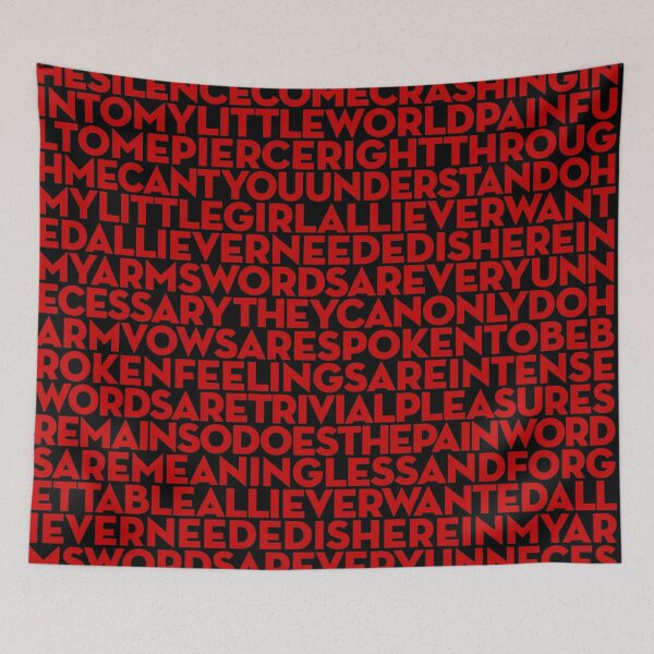 Item preview, Enjoy The Silence - Depeche Mode (lyrics) v.1 designed and sold by x1brett.