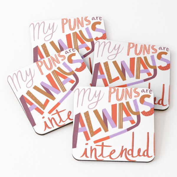 Item preview, My Puns Are ALWAYS Intended - red designed and sold by GiuliaMartin.