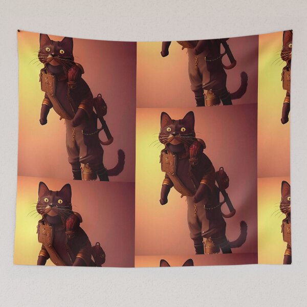 Item preview, Steampunk Cat Kitten Cool 3d Art designed and sold by Neo-Expression.