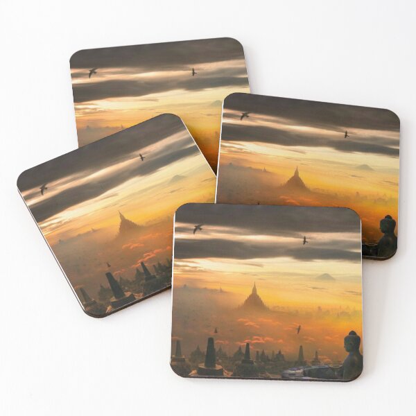Item preview, Indonesian sunset tourist spots - borobudur designed and sold by vitda lupi.