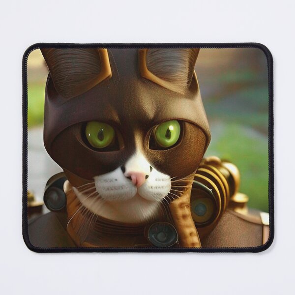 Item preview, Steampunk Cat Kitten Cool 3d Art designed and sold by Neo-Expression.