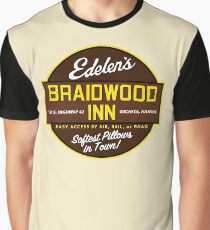 "Braidwood Inn - Wichita KS" - Motel on "Planes, Trains & Automobiles" Graphic T-Shirt