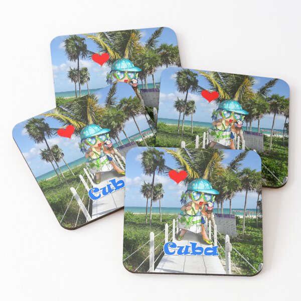 Item preview, I love cuba beach girl designed and sold by CuisineCat.