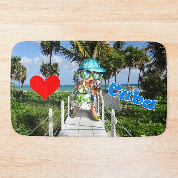 Item preview, I love cuba beach girl designed and sold by CuisineCat.