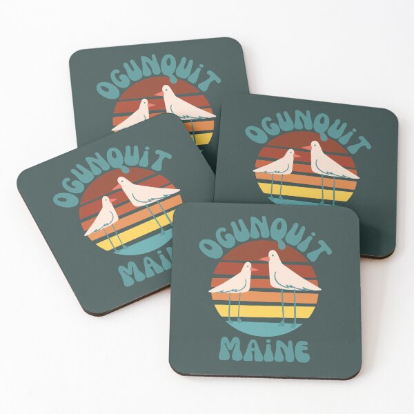 Item preview, Ogunquit Vintage Seagulls designed and sold by LaurenTFOGT.