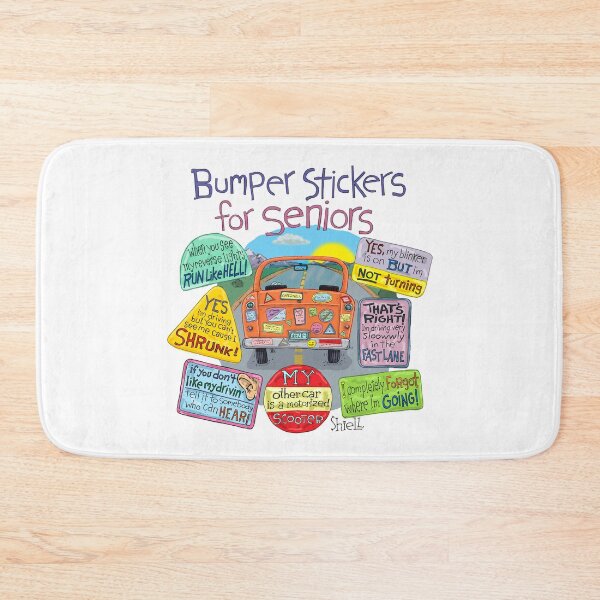 Item preview, Bumper Stickers for Seniors designed and sold by wanderingmelon.