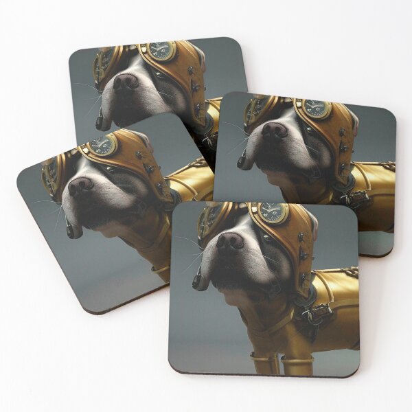 Item preview, Steampunk Dog. Cool AI 3d Art. designed and sold by Neo-Expression.
