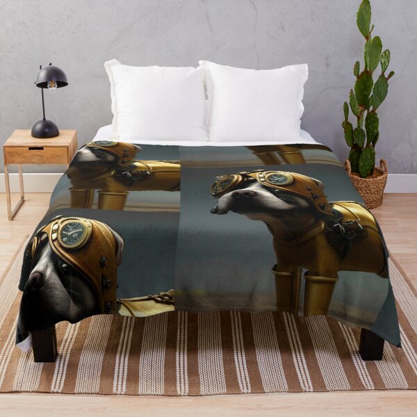 Item preview, Steampunk Dog. Cool AI 3d Art. designed and sold by Neo-Expression.