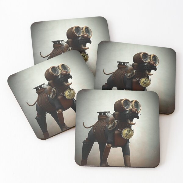 Item preview, Steampunk Dog. Cool AI 3d Art. designed and sold by Neo-Expression.