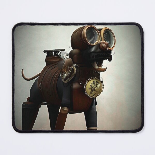 Item preview, Steampunk Dog. Cool AI 3d Art. designed and sold by Neo-Expression.