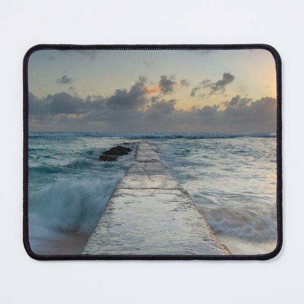 Item preview, Barbados - a perspective view of a stone pier with a colorful sunset designed and sold by VadimK.