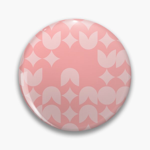 Item preview, Girly Pinkish Geometric Pattern - Flowers & Stars #29 designed and sold by Trendy-Now.