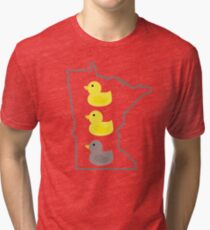 Duck Duck Gray Duck Tri-blend T-Shirt