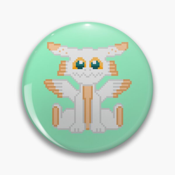 Item preview, cute monster dragon feathered pixel art designed and sold by Mirumix9.
