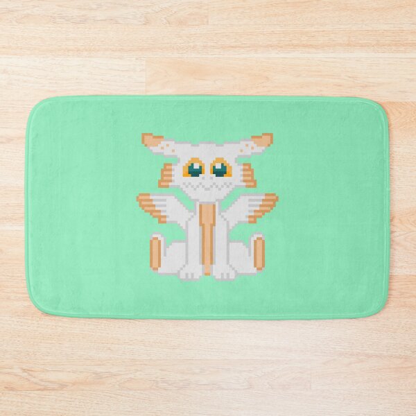 Item preview, cute monster dragon feathered pixel art designed and sold by Mirumix9.