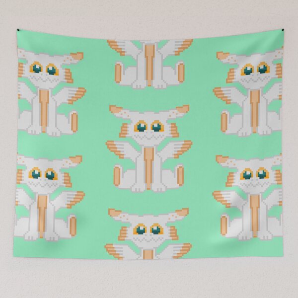Item preview, cute monster dragon feathered pixel art designed and sold by Mirumix9.