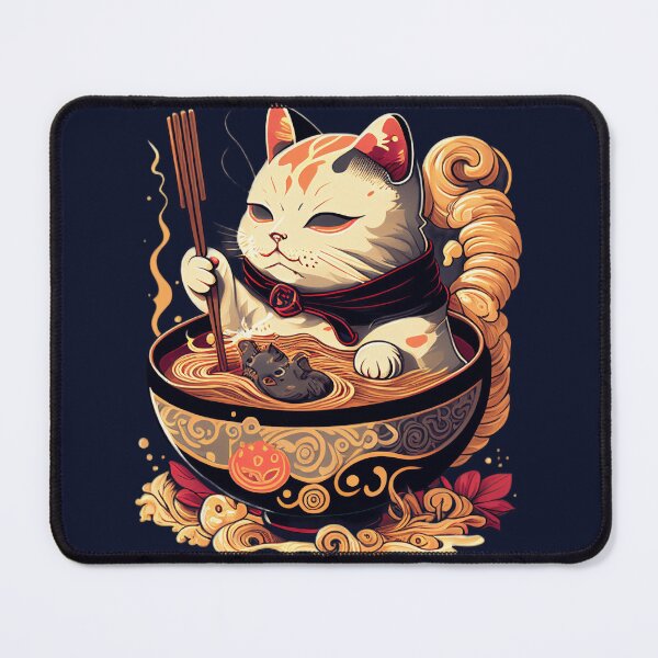 Item preview, The Fascinating History of Maneki Neko Samurai designed and sold by Deluzion.