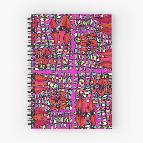 Item preview, iPad Art - Sturt Peas on Pink designed and sold by Georgie Sharp.
