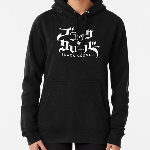 Logotipo de Black Clover Sudadera con capucha