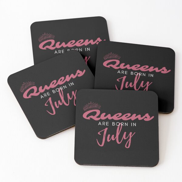 Item preview, Queens Are Born In July - July Birthday Quotes Aesthetic designed and sold by shellagrash.
