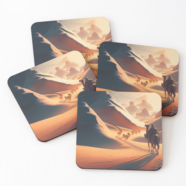 Item preview, Cool Sahara Art with Camels designed and sold by MegaPack ⭐⭐⭐⭐⭐.