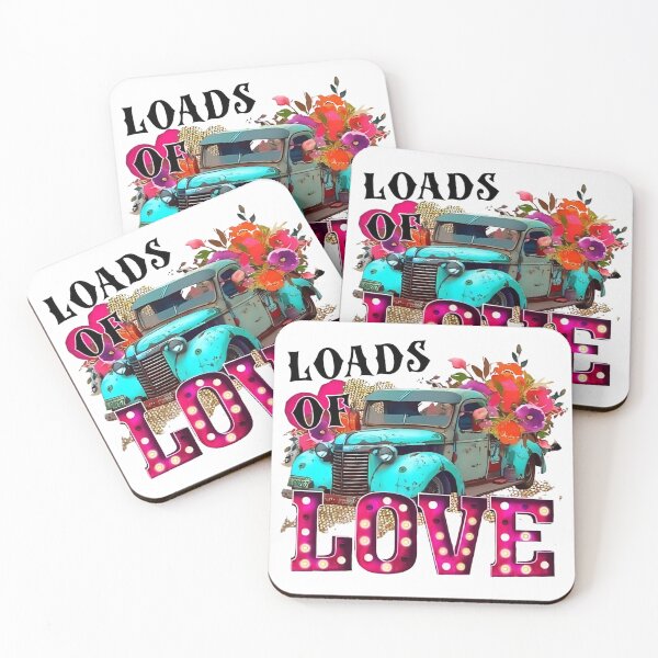 Item preview, Loads Of Love Valentine Truck designed and sold by FortuneCookieTs.