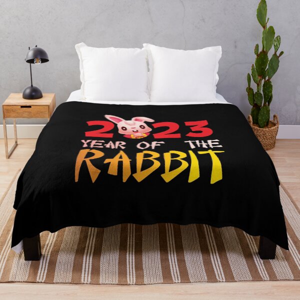 Item preview, Happy New Year Of The Rabbit Chinese Zodiac Rabbit 2023 designed and sold by sweary12.