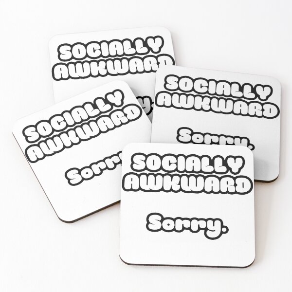 Item preview, Socially awkward, sorry 2 designed and sold by shaybosh.
