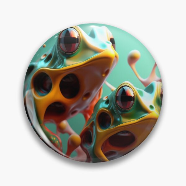 Item preview, Abstract Liquid Frogs designed and sold by MichaelMayArt.