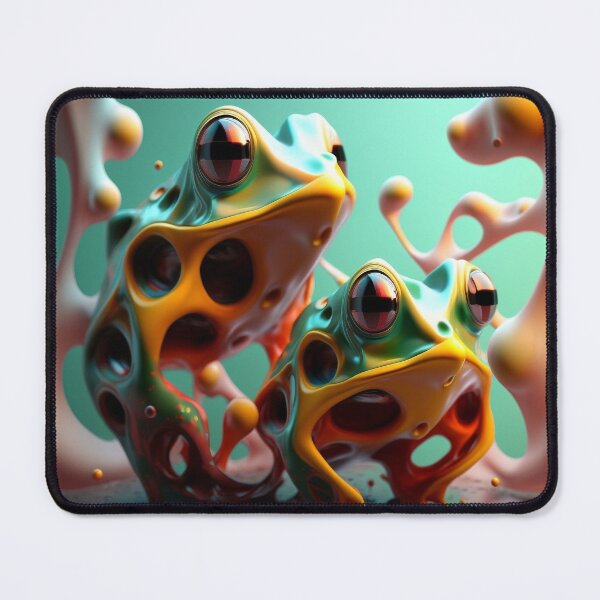 Item preview, Abstract Liquid Frogs designed and sold by MichaelMayArt.