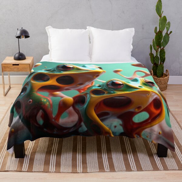 Item preview, Abstract Liquid Frogs designed and sold by MichaelMayArt.