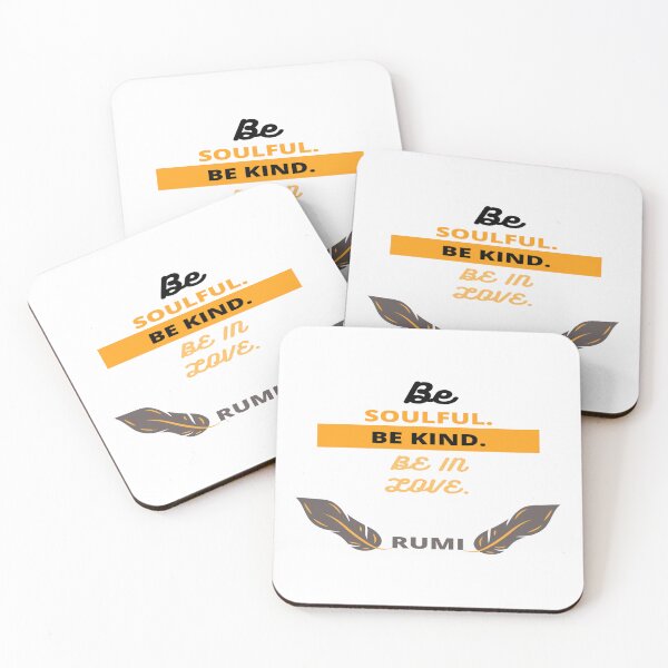 Item preview, Be soulful. Be in love Rumi quote designed and sold by Ioana1.