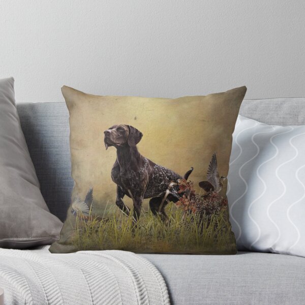 Item preview, A German Shorthaired Pointer on point designed and sold by TammyHunterArt.