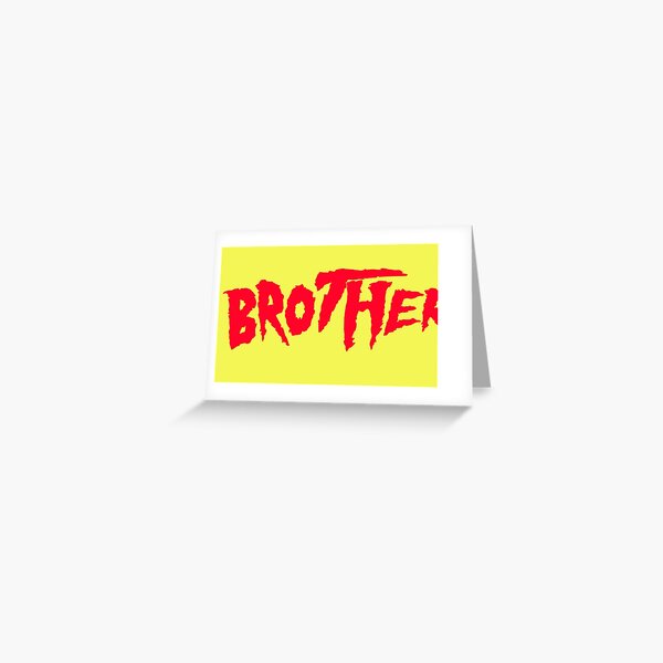 Hulk Hogan "Frère" Carte de vœux
