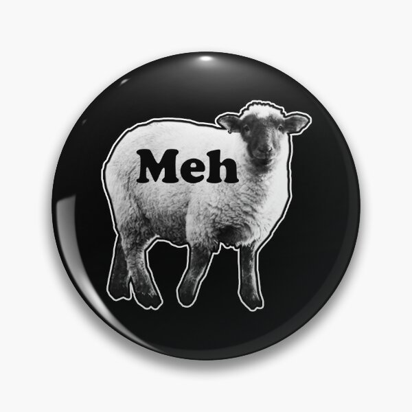 Item preview, The Black and White Sheep of Meh Funny Digital Art designed and sold by Gogmagosh.