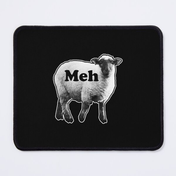 Item preview, The Black and White Sheep of Meh Funny Digital Art designed and sold by Gogmagosh.