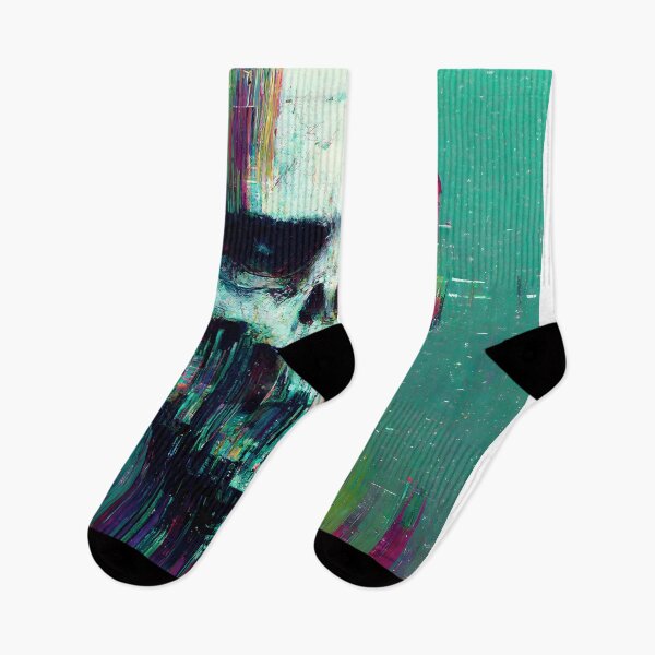 Item preview, Glitched Skull designed and sold by ArtAT.