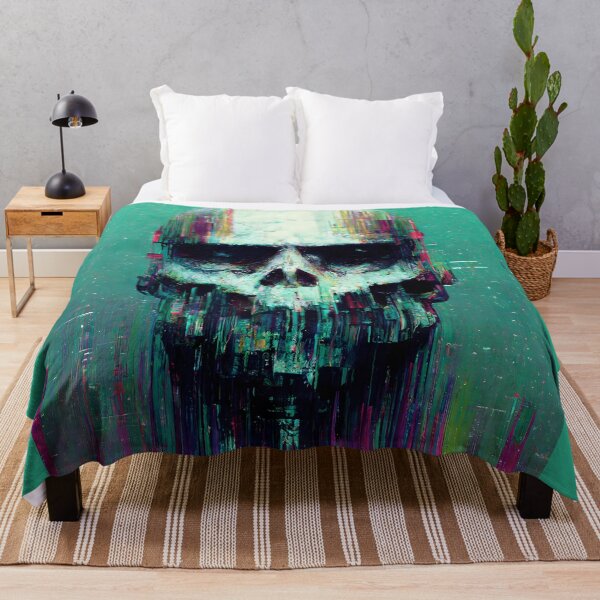 Item preview, Glitched Skull designed and sold by ArtAT.