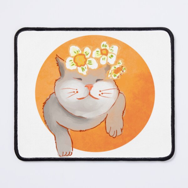 Item preview, Cat and Flower  designed and sold by Designbycholin.