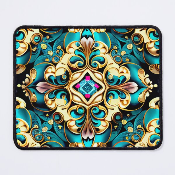 Item preview, Bejeweled California Chic Pattern Digital Painting designed and sold by CodeAndColors.