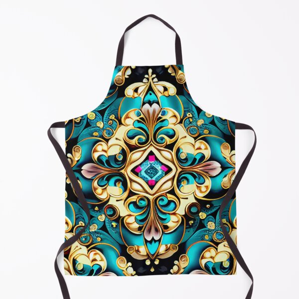 Item preview, Bejeweled California Chic Pattern Digital Painting designed and sold by CodeAndColors.
