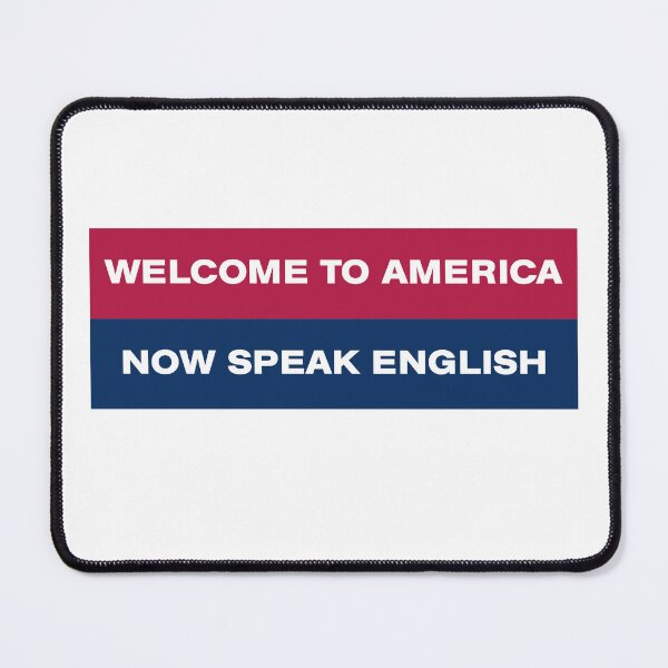 Item preview, Welcome To America Now Speak English designed and sold by Vendetta-art.