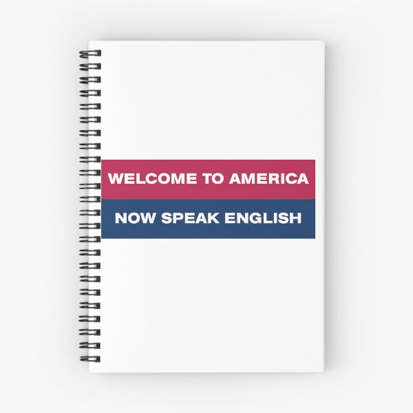 Item preview, Welcome To America Now Speak English designed and sold by Vendetta-art.