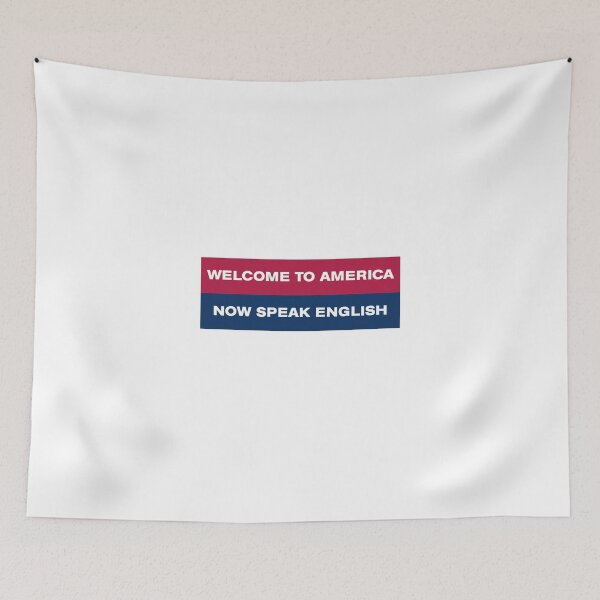 Item preview, Welcome To America Now Speak English designed and sold by Vendetta-art.