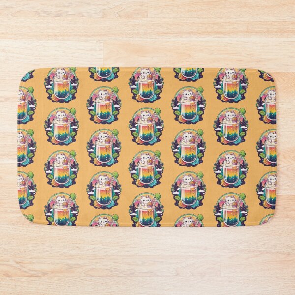 Item preview, Kitty Bathing in Bubble Tea Drink designed and sold by Black-Glove.