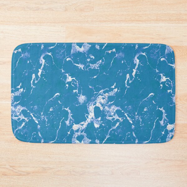 Item preview, Helio Turquoise Blue and White  Marble Abstract Design  designed and sold by Paulele.