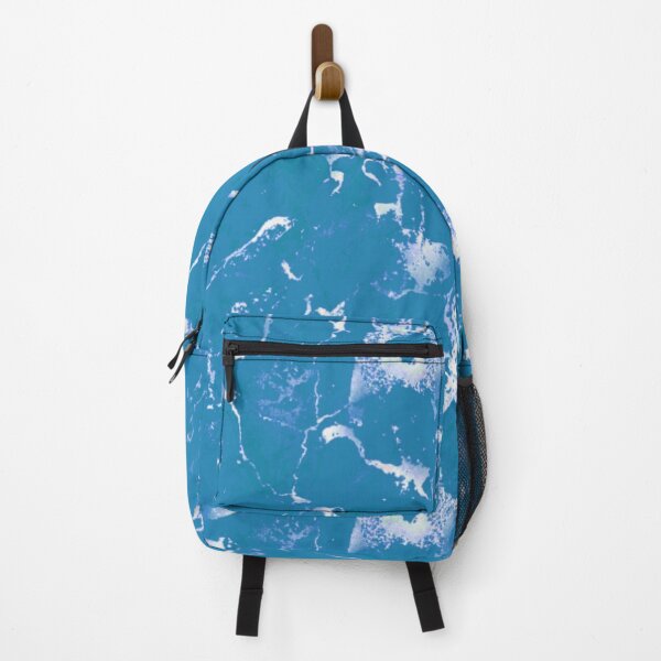 Item preview, Helio Turquoise Blue and White  Marble Abstract Design  designed and sold by Paulele.
