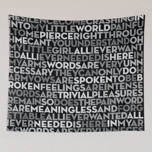 Item preview, Enjoy The Silence - Depeche Mode (lyrics) v.2 designed and sold by x1brett.