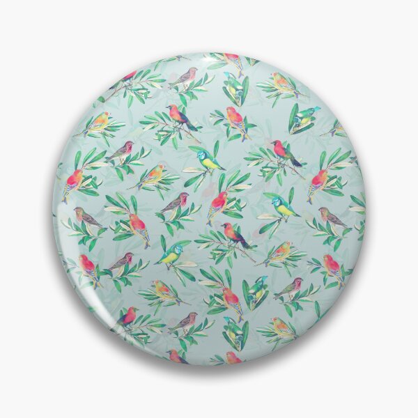 Item preview, Pretty Colorful Birds Leaves Vintage Design designed and sold by NdesignTrend.