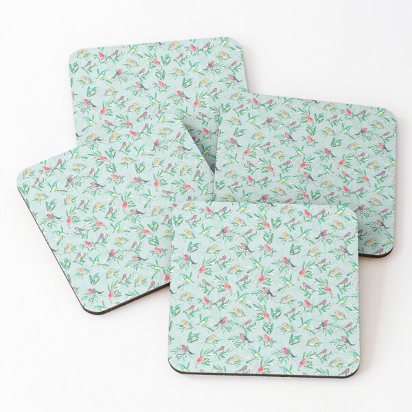 Item preview, Pretty Colorful Birds Leaves Vintage Design designed and sold by NdesignTrend.